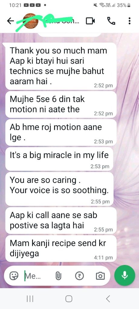 Chronic Constipation Relief Testimonial